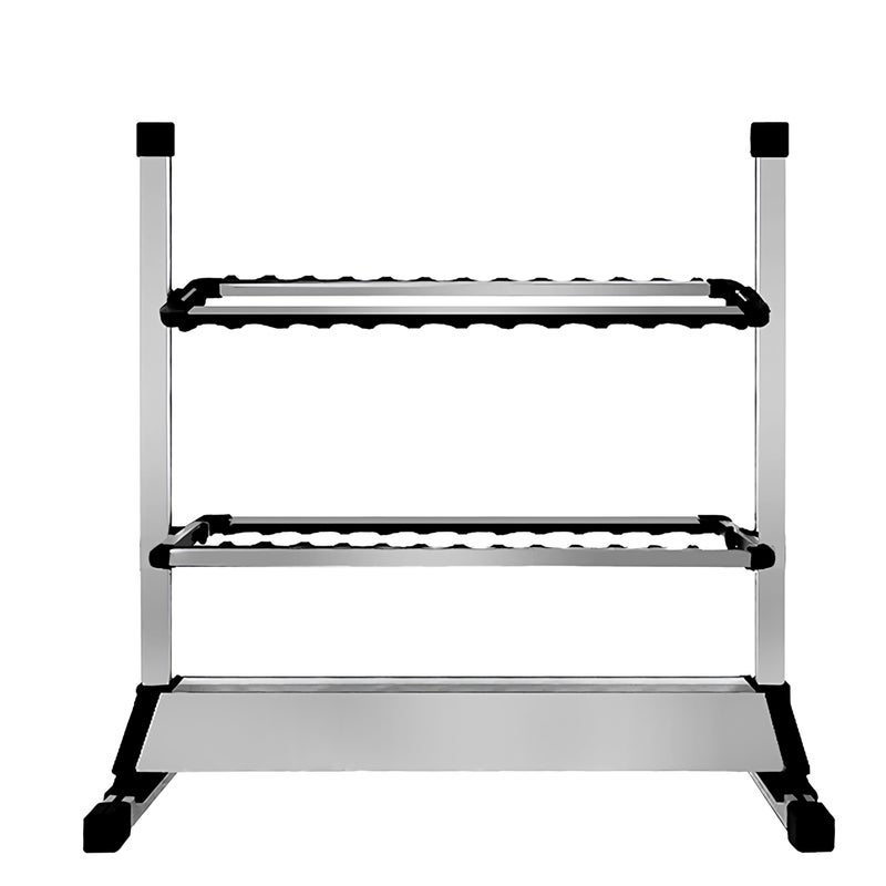 EASY BIG Fishing Rod Rack - Aluminum Alloy Rod Holder, Holds Up to 24 Rods, Fishing Pole Storage Organizer for Garage or Home - Image 1